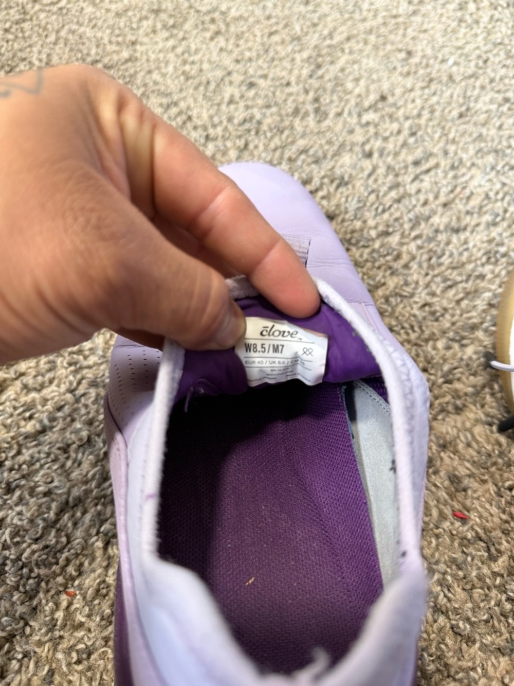 Clove Women’s Lightweight Lavender Athletic Sneakers - Picture 7 of 7